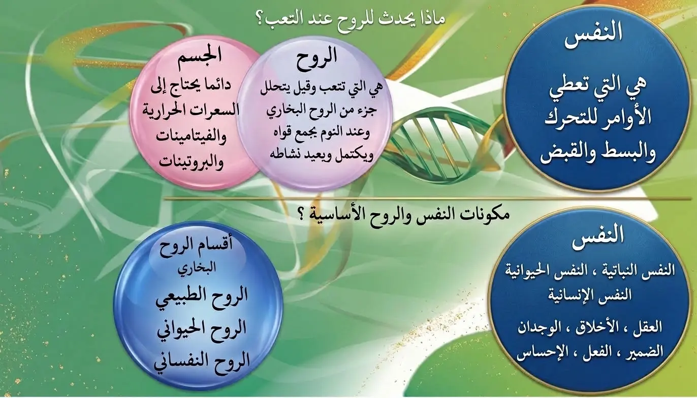 البطاقة الثامنة - ماذا يحدث للروح عند التعب